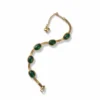 Stainless Steel Green Stone Bracelet