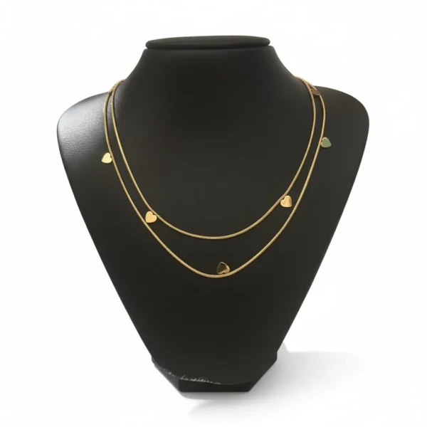 The Classic Layered Heart Necklace