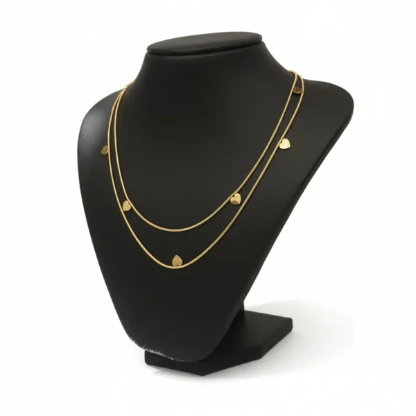 The Classic Layered Heart Necklace