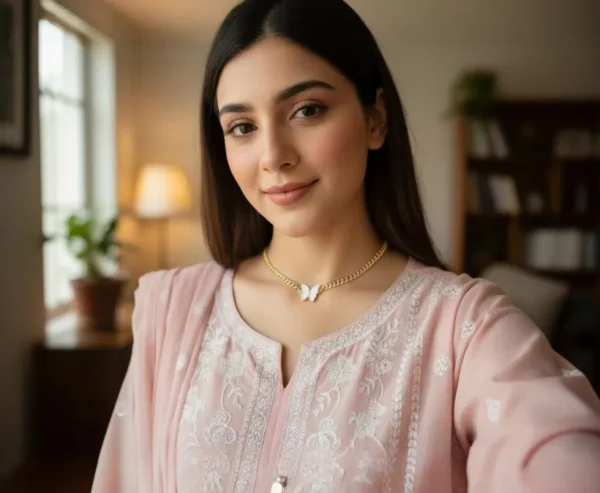 The Mumtaz Butterfly Layered Necklace