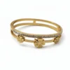 The Shirin Clover Bangle