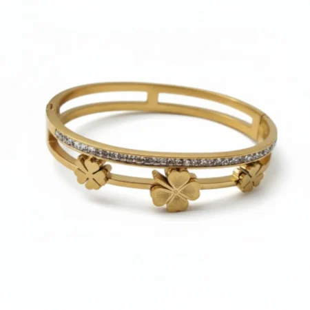 The Shirin Clover Bangle