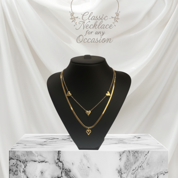 The Cleopatra Heart Necklace