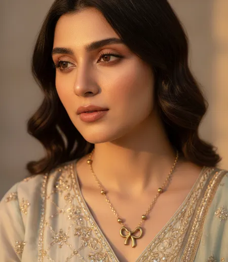 The Sweetheart Ribbon Necklace